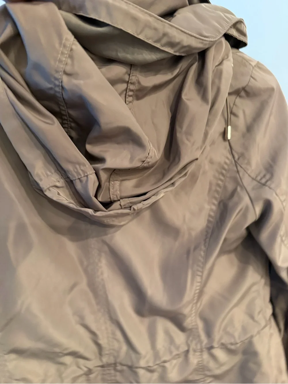 Michael Kors Hooded Lightweight Parka Jacket - Taupe